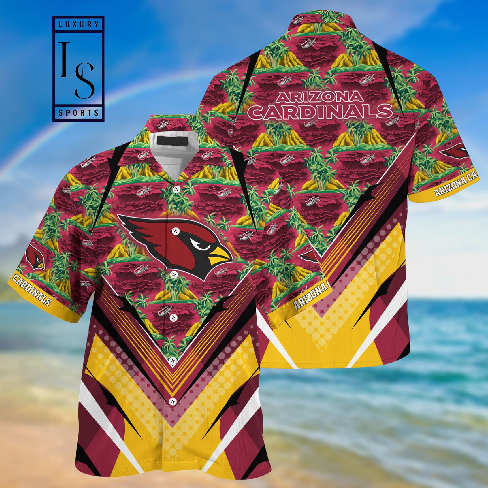 Arizona Cardinals football team hawaiian shirt