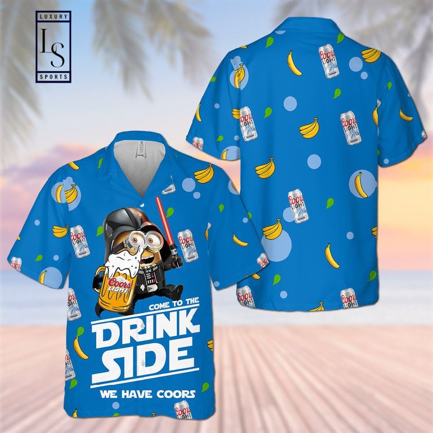 Coors Light Drink Side Hawaiian Shirt