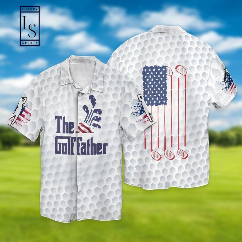 4th Of July Independence Day Father’s Day The Golffather Hawaiian Shirt