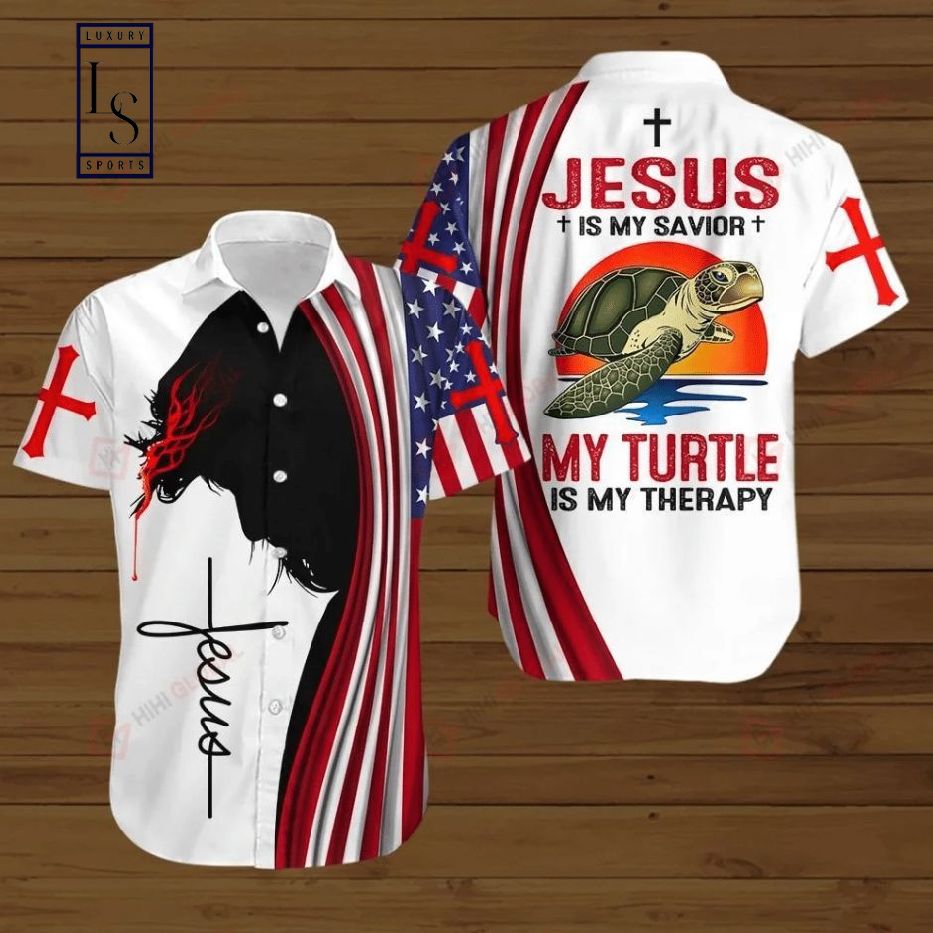 4th Of July Independence Day Jesus Bible Cross Hawaiian Shirt