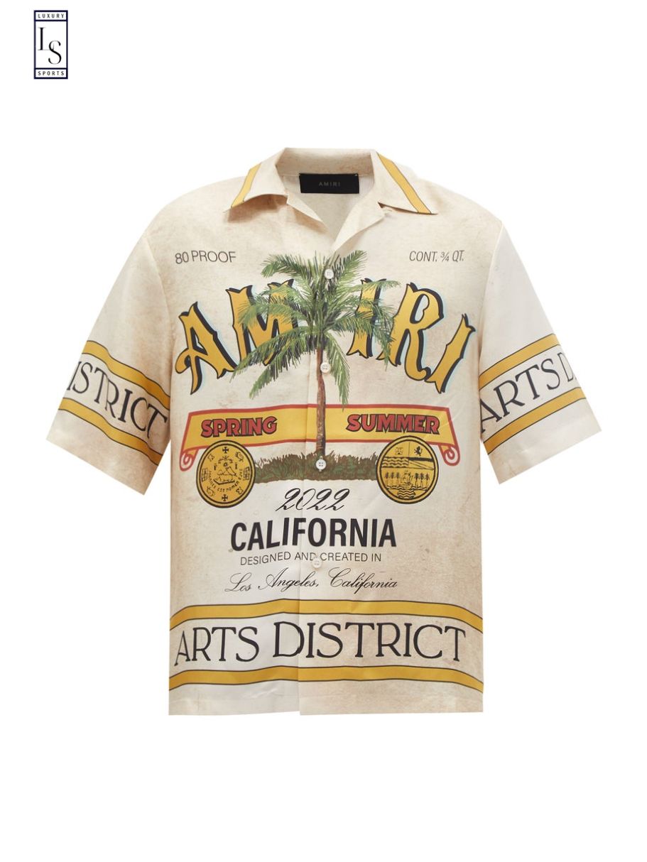 Amiri California Arts District Hawaiian Shirt
