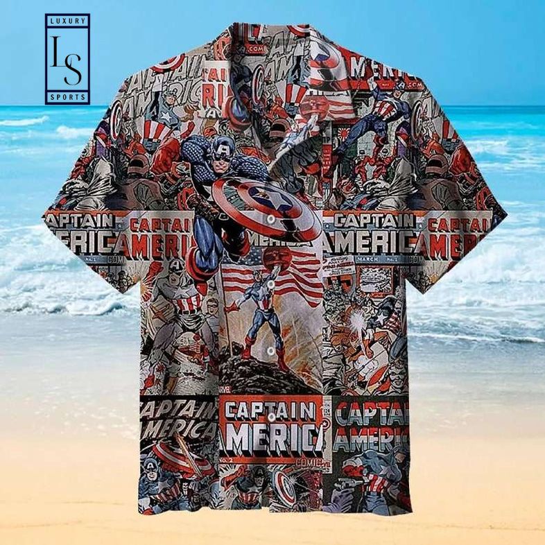 Captain America Hawaiian Shirt 