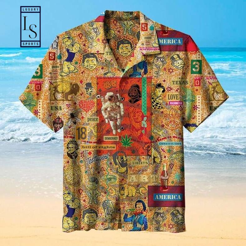 Character Collage Hawaiian Shirt