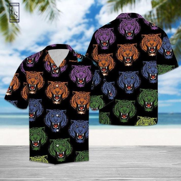 Ferocious Tiger Hawaiian Shirt