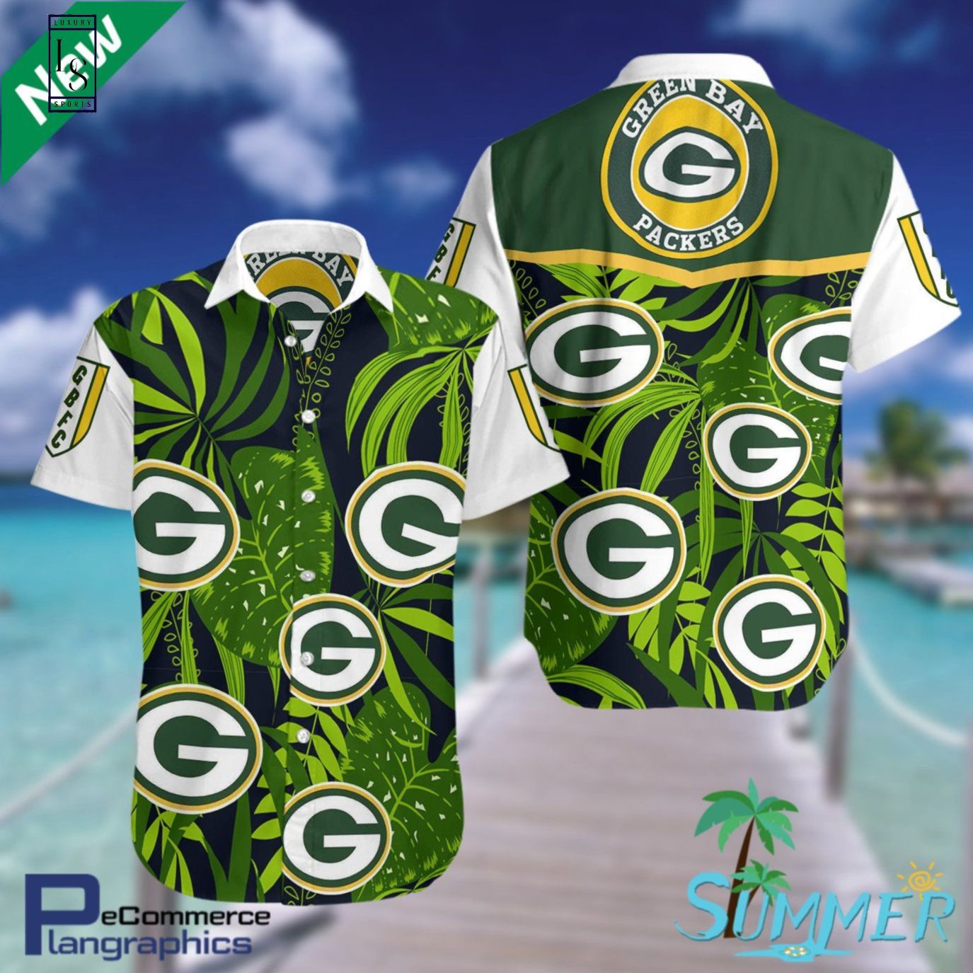 Green Bay Packers Cannabis Hawaiian Shirt
