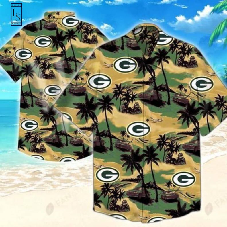 Green Bay Packers Coconut Hawaiian Shirt