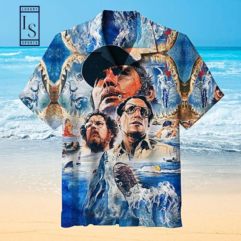 Jaws movie hawaiian shirt