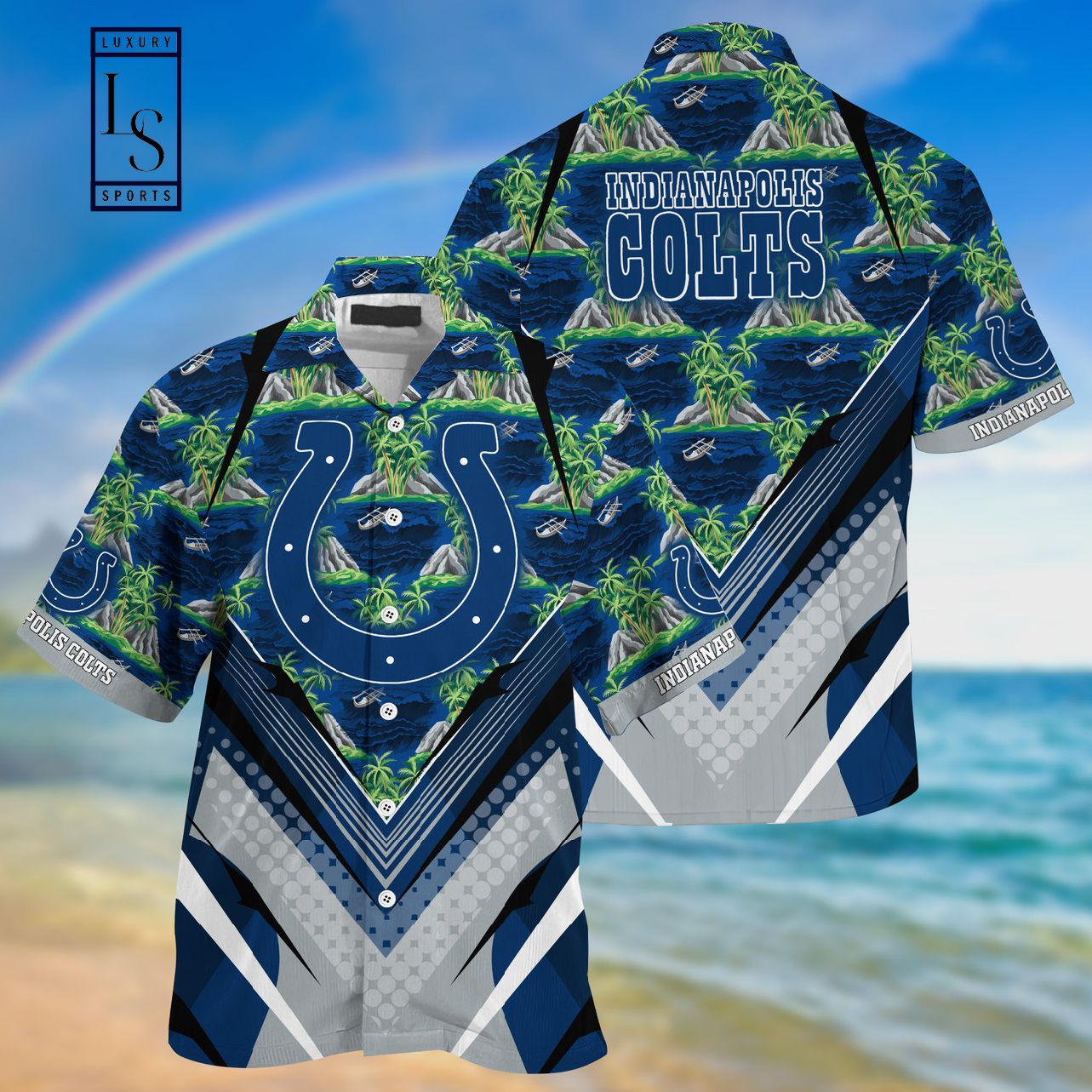 NFL Indianapolis Colts Hawaiian Shirt
