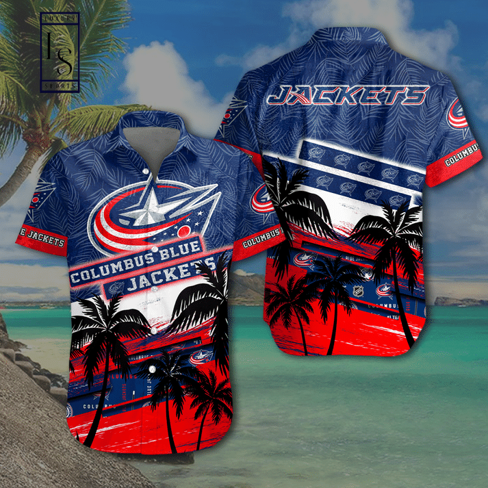 NHL Columbus Blue Jackets Hawaiian Shirt