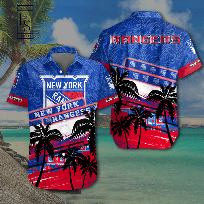 NHL New York Rangers Hawaiian Shirt