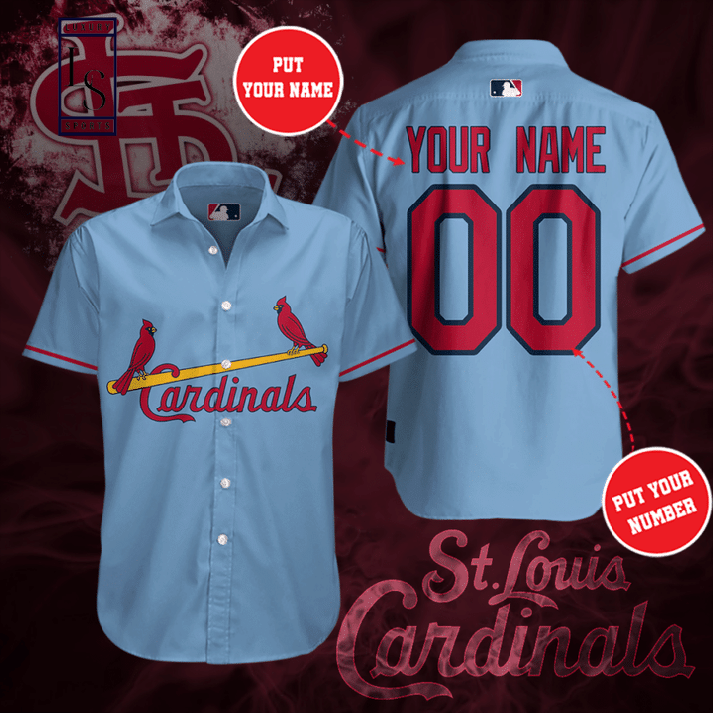 Personalized Saint Louis Cardinals Hawaiian Shirt