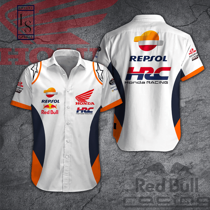 Repsol Honda Racing Hawaiian Shirt