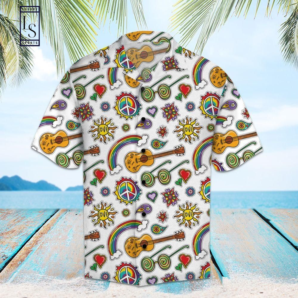 Amazing Hippie Colorful Hawaiian Shirt