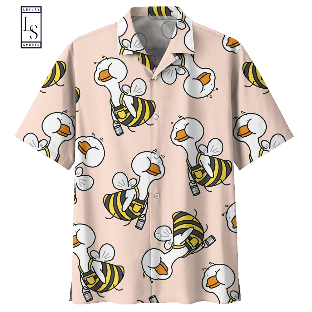 Bee Duck Cutie Hawaiian Shirt