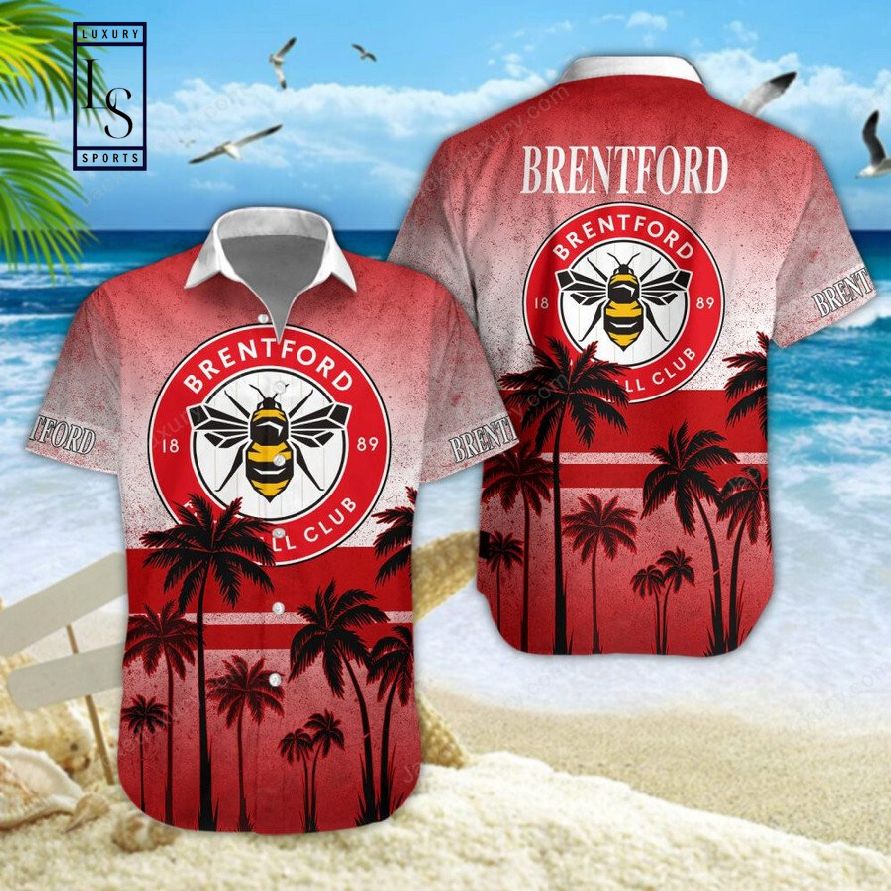 Brentford F.C Hawaiian Shirt