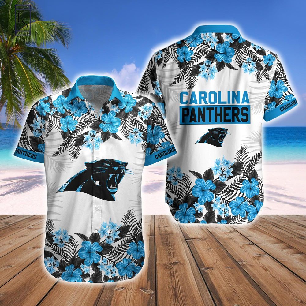 Carolina Panthers Combo Hawaiian Shirt And Shorts