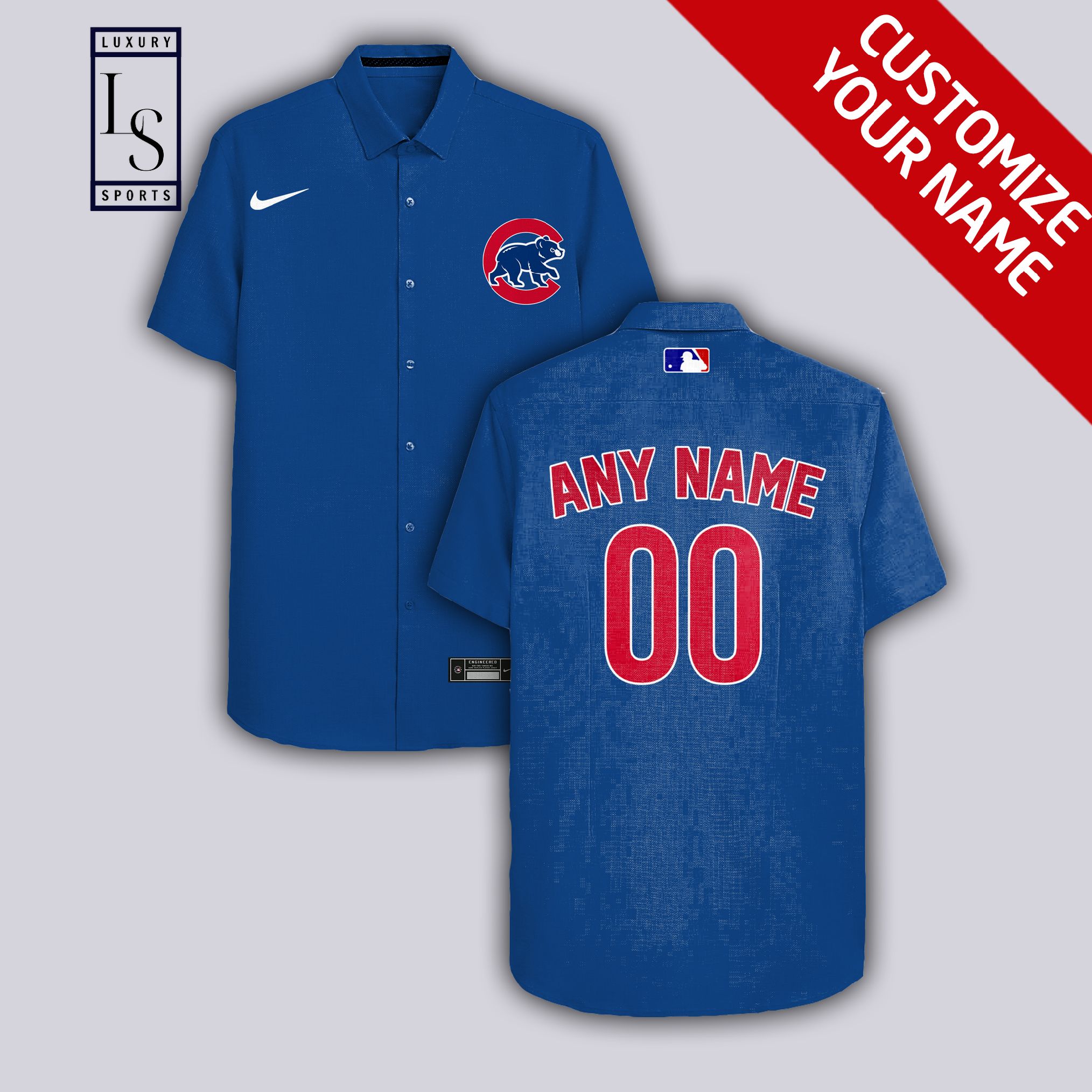Chicago Cubs Custom Name 3 Hawaiian Shirt