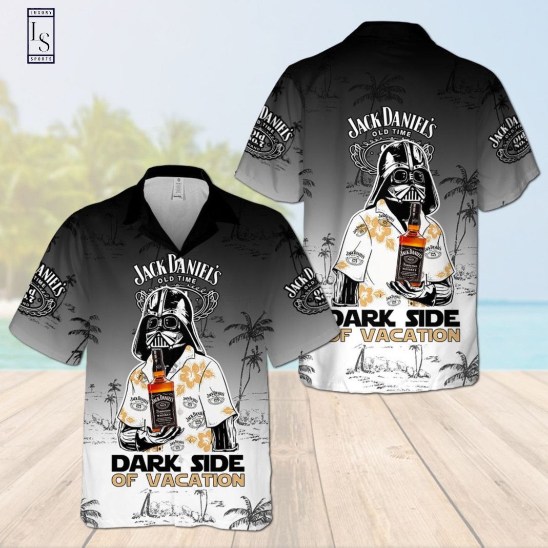 Dark Side Of Vacation Jack Daniels Hawaiian Shirt