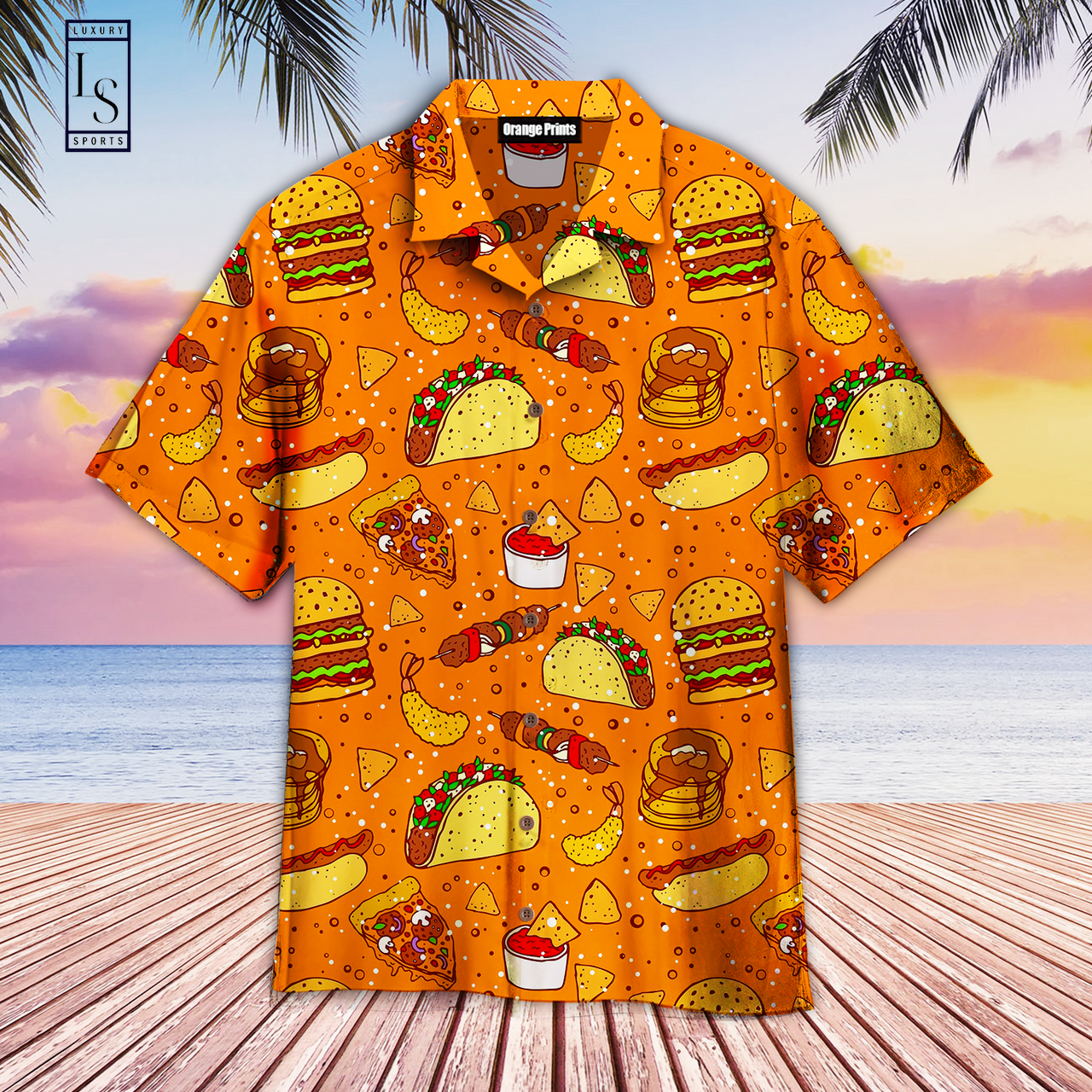 Fast Food Hawaiian Shirt