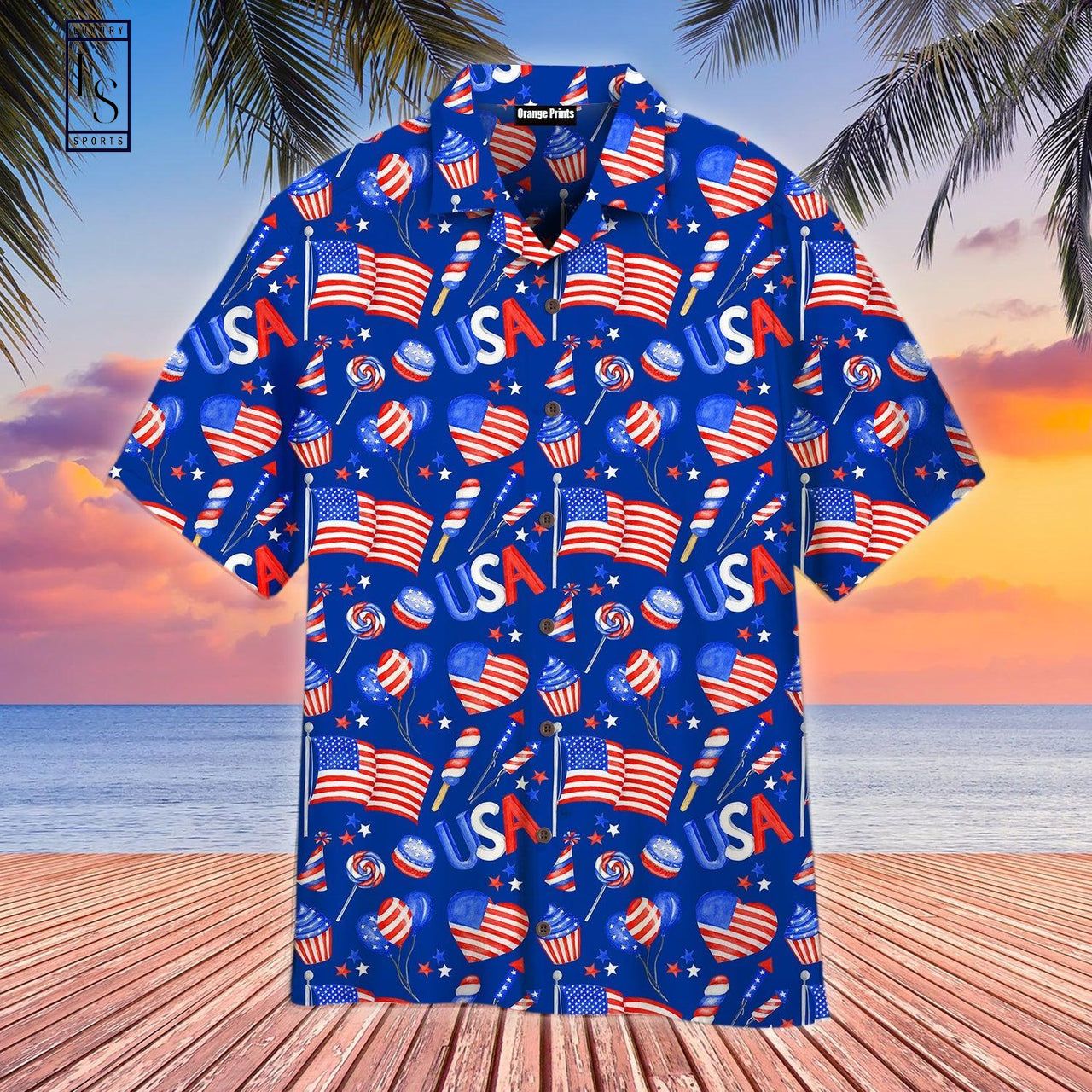 Independence Day America Festive Hawaiian Shirt