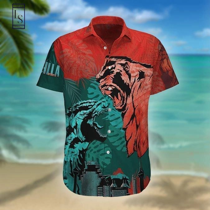 Kong vs Godzilla Hawaiian Shirt