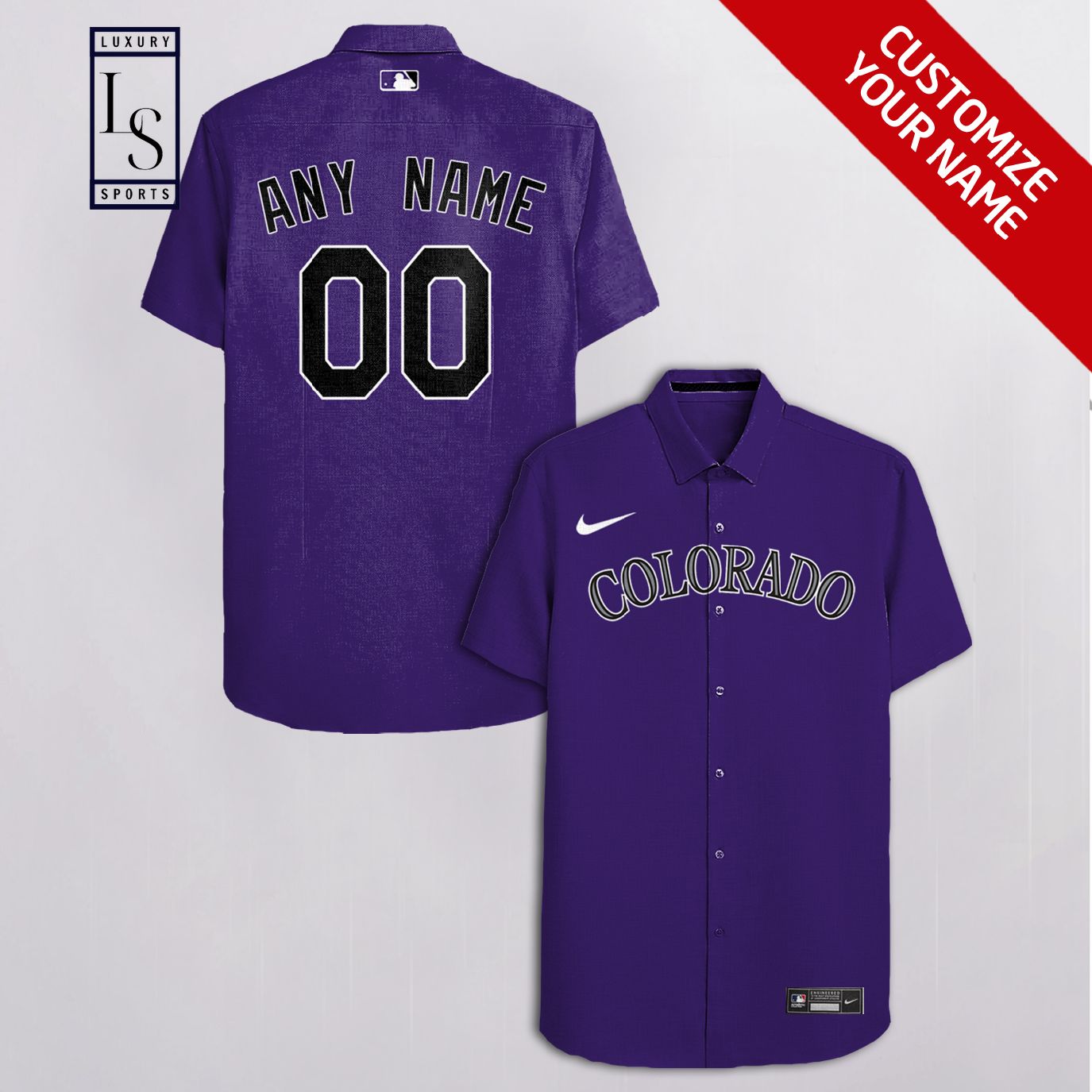 MLB Colorado Rockies Baseball Team Customized Hawaiian Shirt