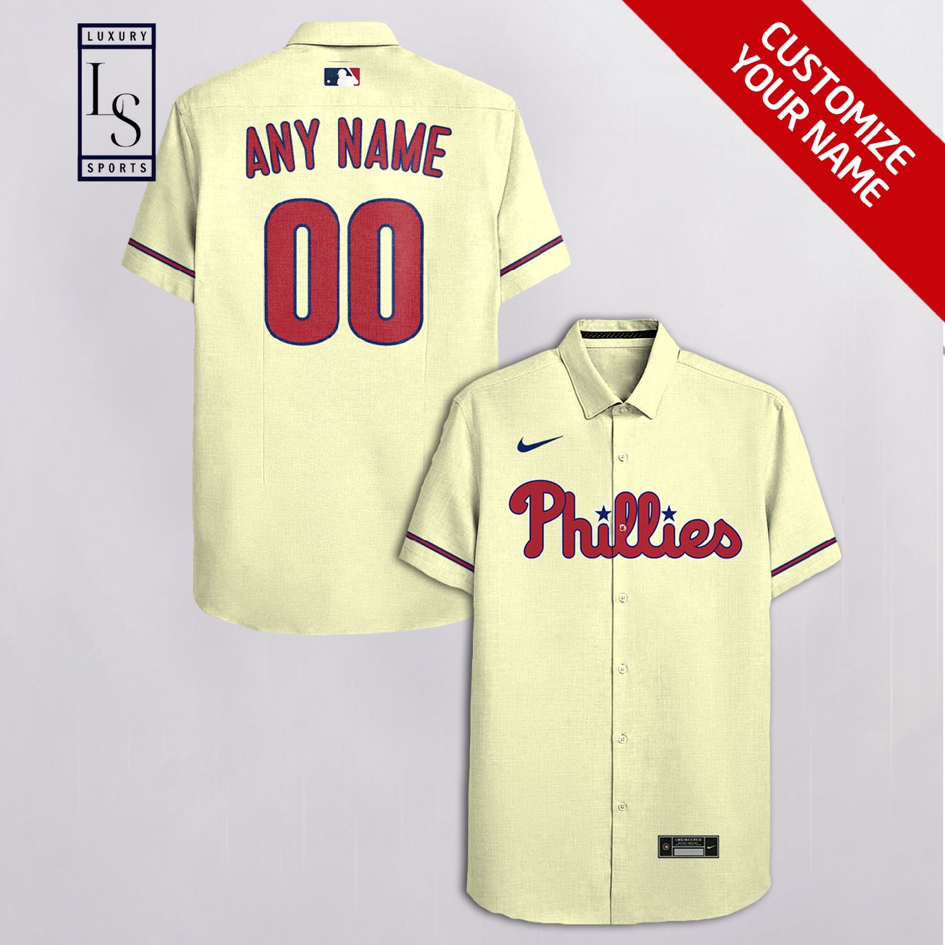 MLB Philadelphia Phillies Baseball Team Customized Hawaiian Shirt