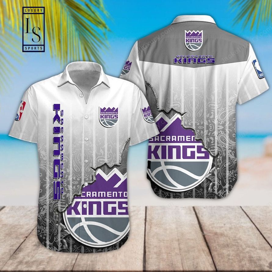 NBA Sacramento Kings Hawaiian Shirt
