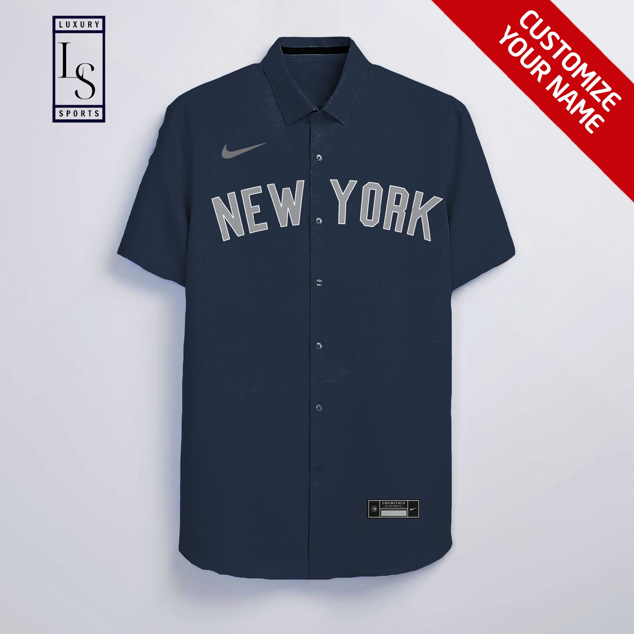 New York Yankees Baseball Team Custom Name 3 Hawaiian Shirt