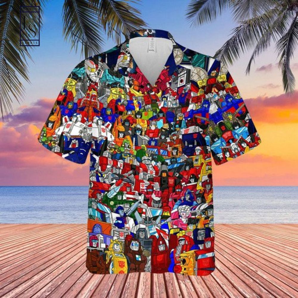 Transformers G1 Cartoon 3D Hawaiian Shirt1