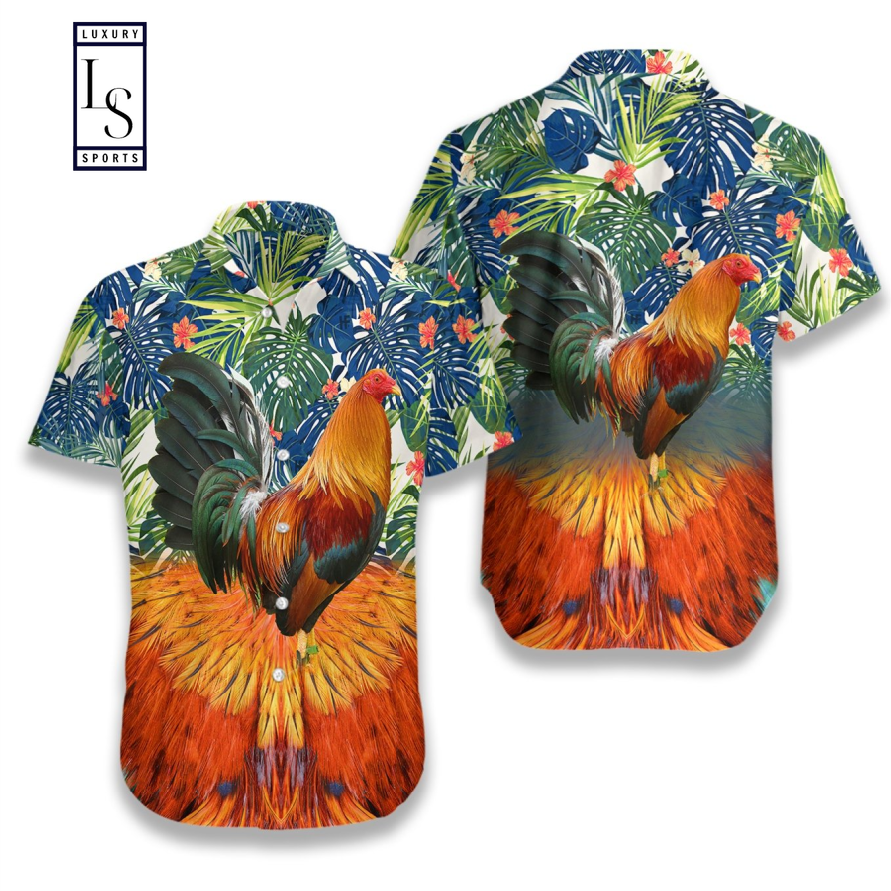 ROOSTER Hawaiian Shirt