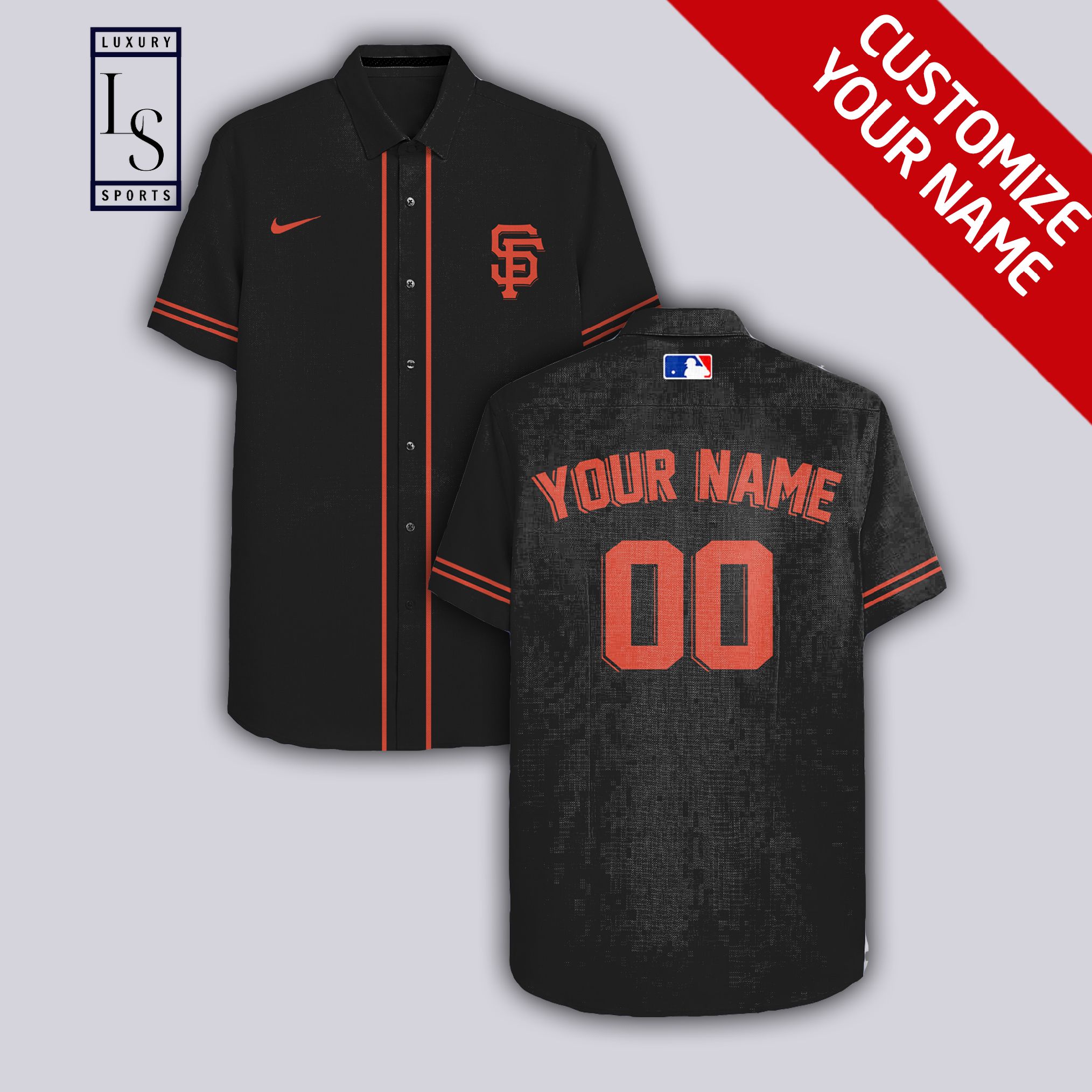 San Francisco Giants Baseball Team Custom Name 2 Hawaiian Shirt