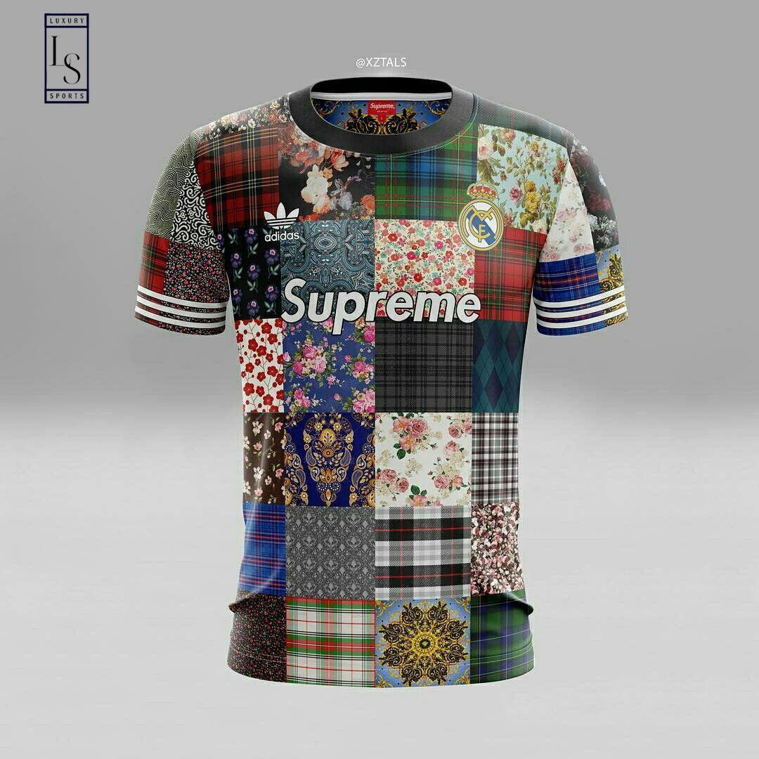 Real Madrid x Supreme Jersey Soccer Shirt and Short