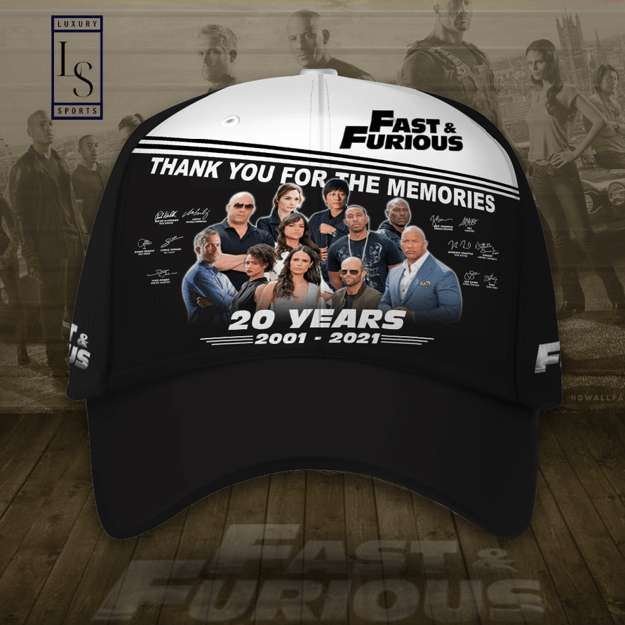 Fast & Furious 20 Years Anniversary Baseball Cap