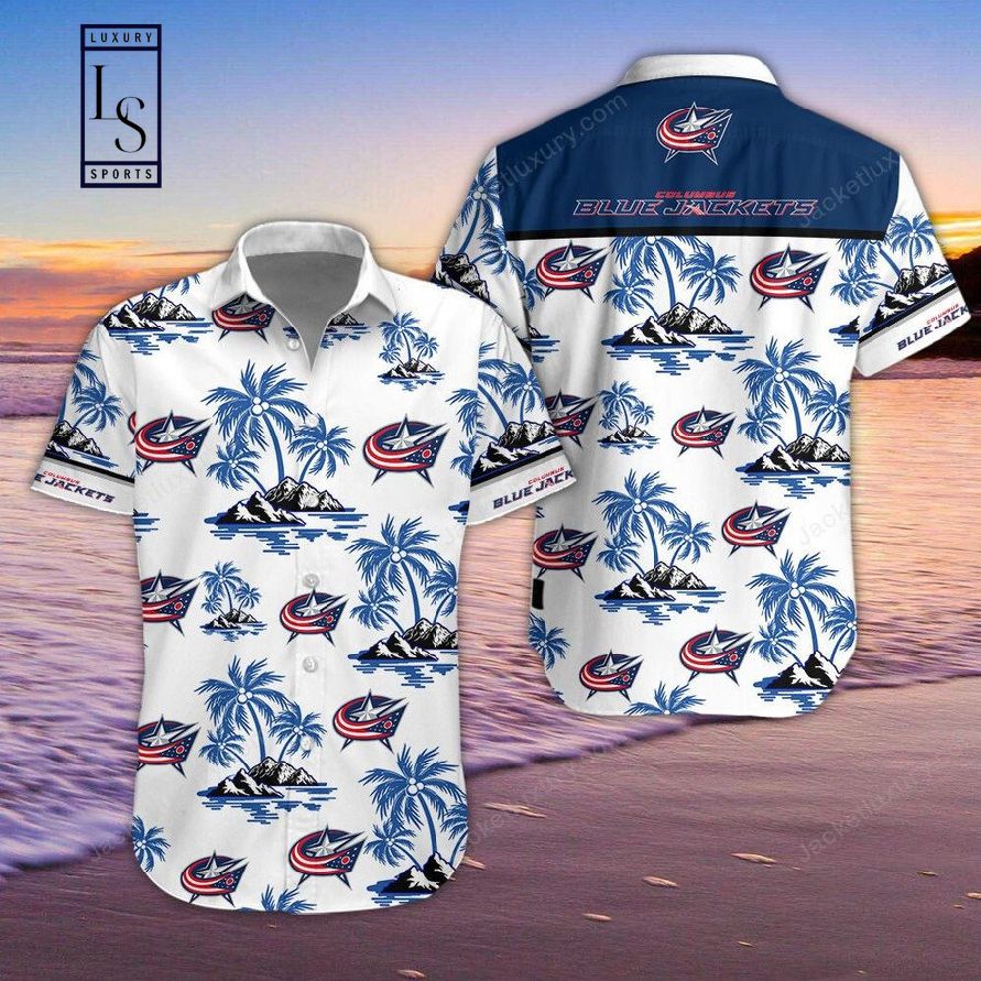Columbus Blue Jackets Hawaiian Shirt And Shorts