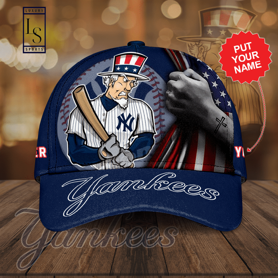 New York Yankees Baseball USA Flag Customized Baseball Cap