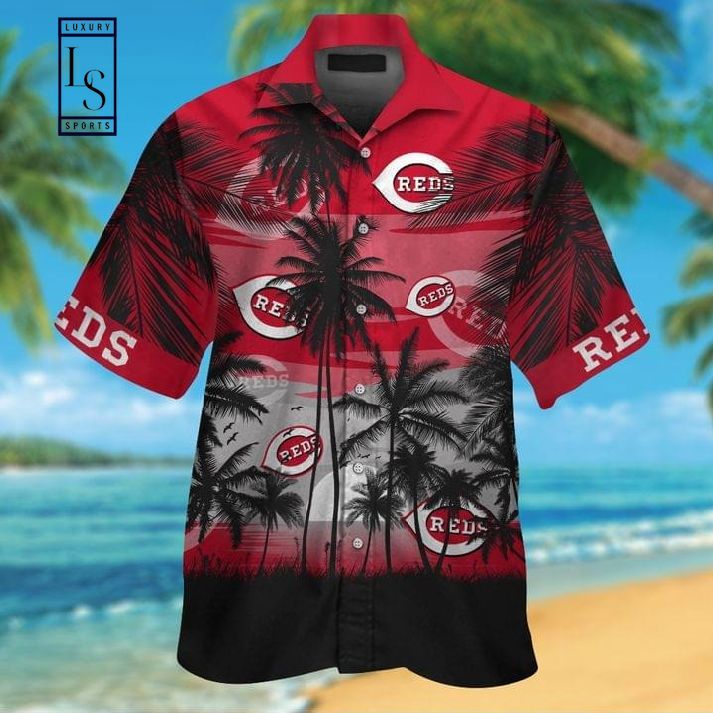 Cincinnati Reds Tropical Hawaiian Shirt