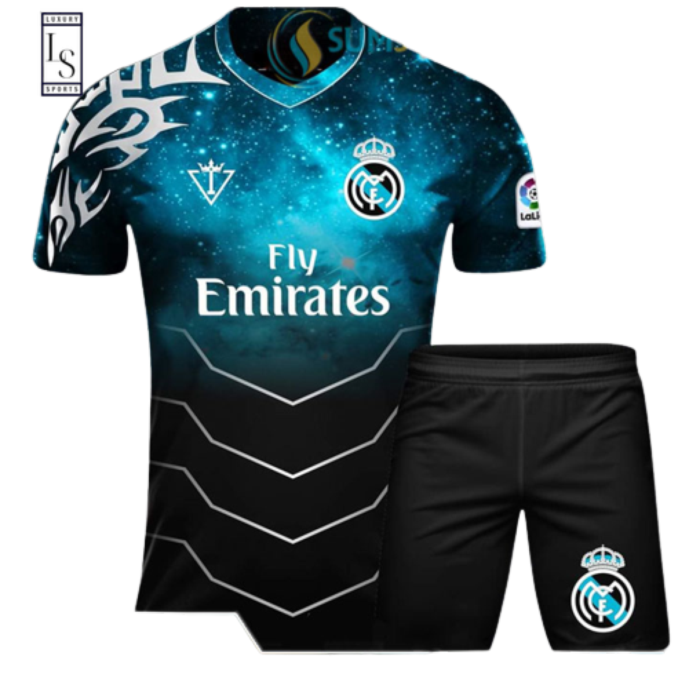 Real Madrid Galaxy Jersey Soccer Shirt and Short removebg preview