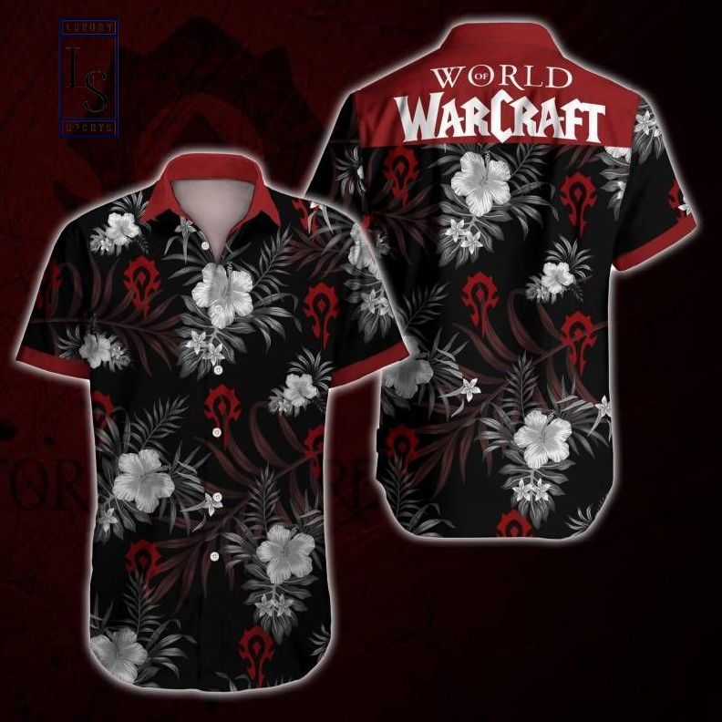 World Of Warcraft Flowers Hawaiian Shirt