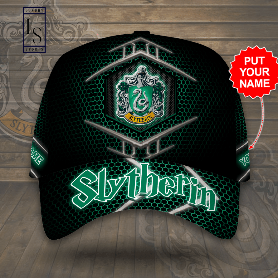 Harry Potter Slytherin Beehive Hexagon Pattern Customized Baseball Cap