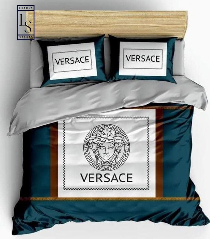 Versace Turquoise Deluxe Bedding Sets