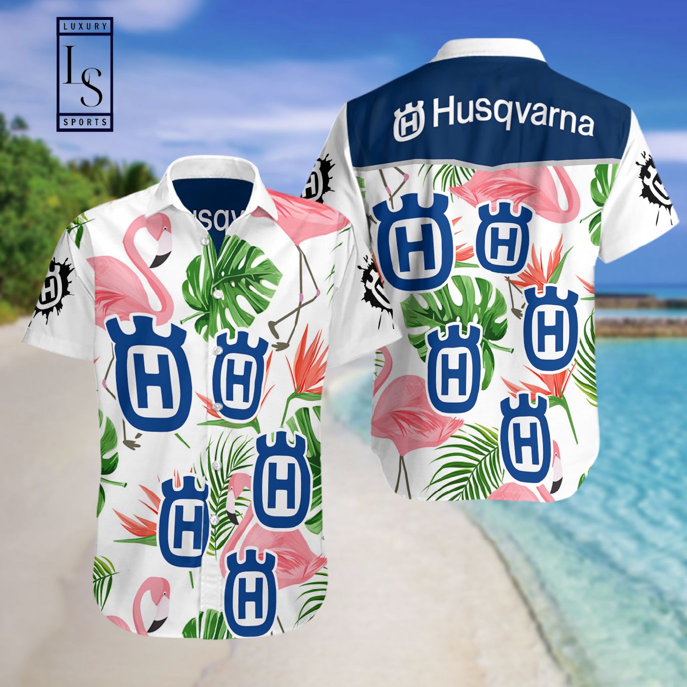 Husqvarna Group Hawaiian Shirt