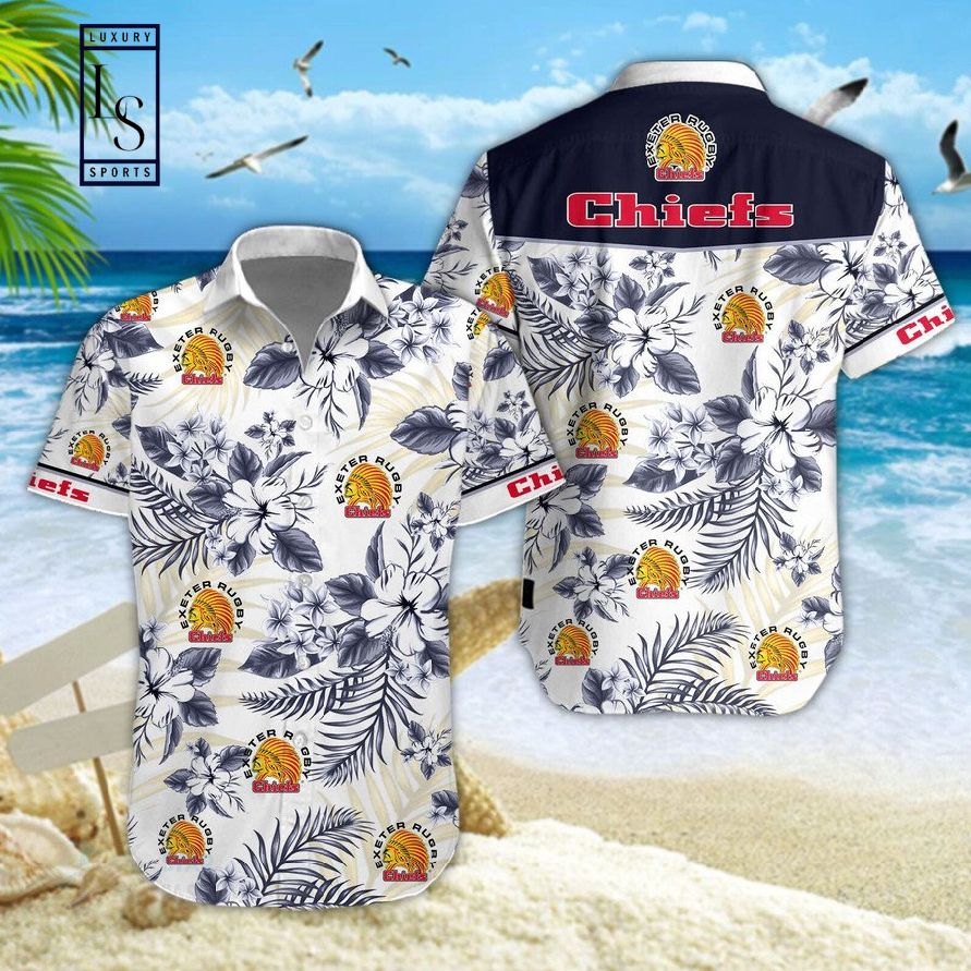 Exeter Chiefs Hawaiian Shirt And Shorts
