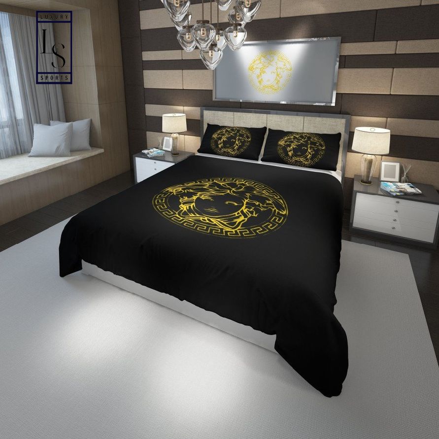 Louis Vuitton Luxury Brand white and gray bedding set, by Kybershop  Trending Fashion