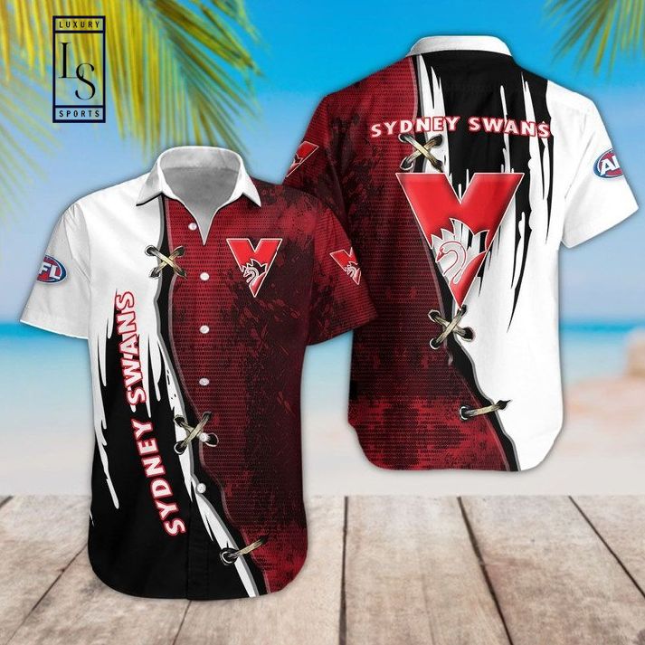 Sydney Swans Football Club 3D Hawaiian Shirt