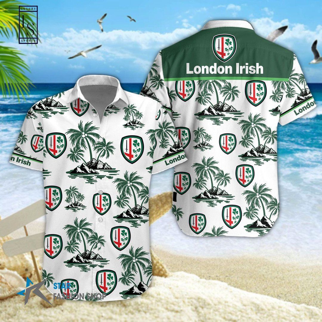 London Irish D Hawaiian Shirt