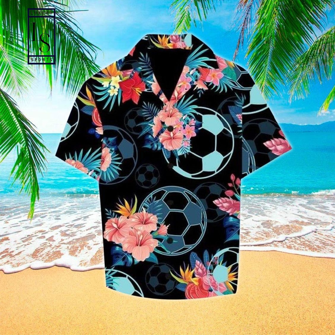 Reddit Soccer Tropical Floral Hibiscus Hawaiian Shirt