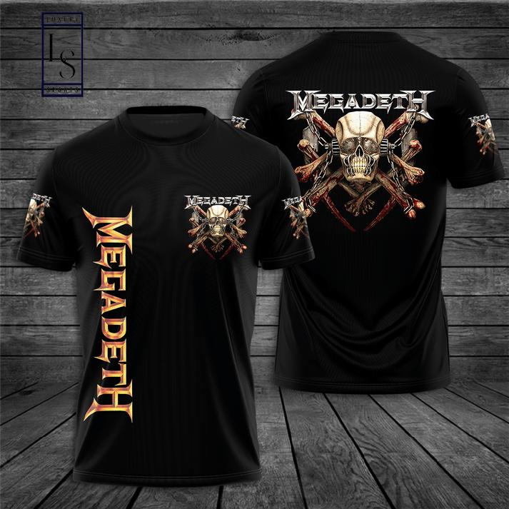 Megadeth 3D Hawaiian Shirt
