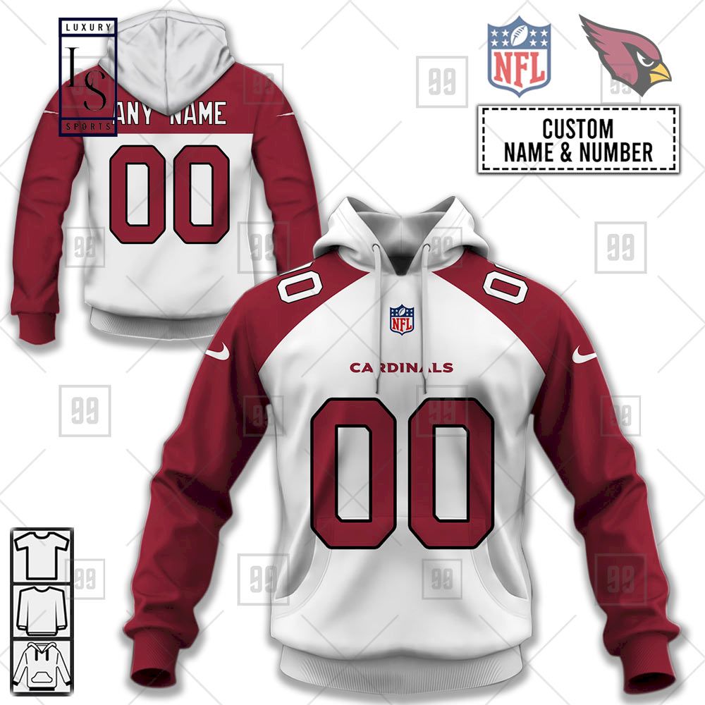 SALE] Arizona Cardinals Personalized NFL Jersey Hoodie 3D - Luxury & Sports  Store