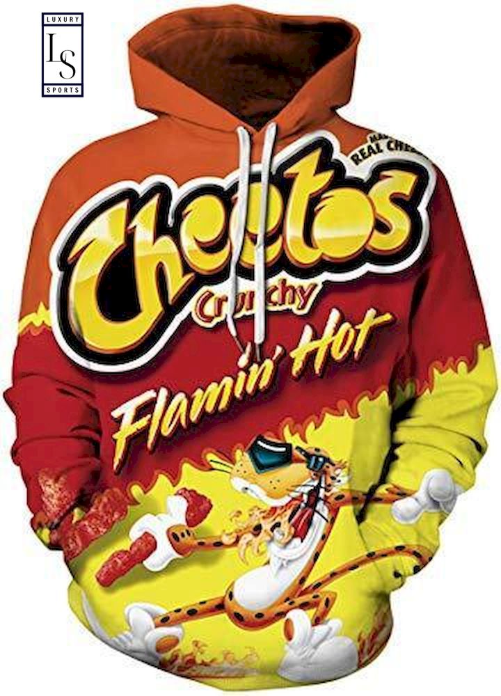 Cheetos Crunchy Flamin Hot Hoodie D